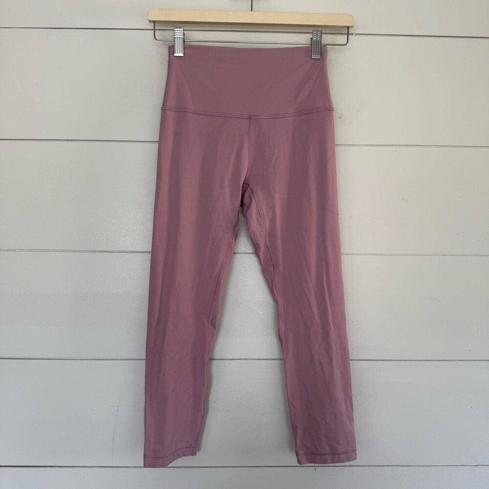 Lululemon Wonen’s 4 Smoky Blush Align Crop Pants